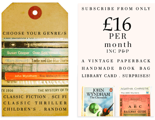 Choose your genre: Youth Fiction, Sci Fi, Classic Thriller, Children's or Random. Subscribe from only £15 per month.